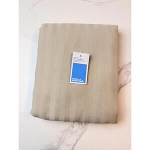 Room Essentials Extra Long Herringbone Shower Curtain Tan 72x84 NWT